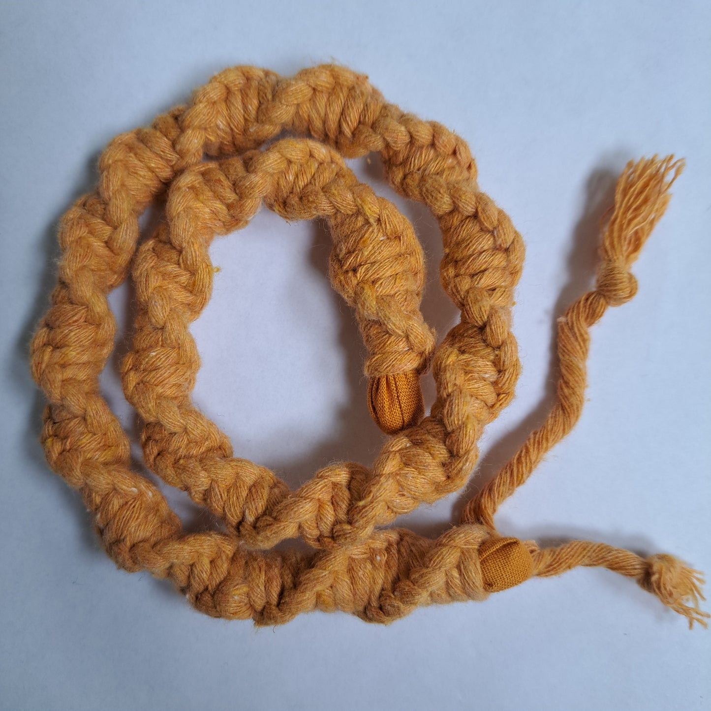 Yellow Ochre Macrame Spiralocks