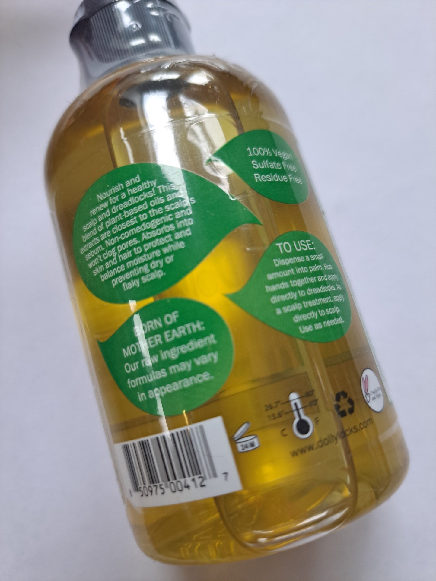 Dollylocks Conditioning Oil - Coconut Lime