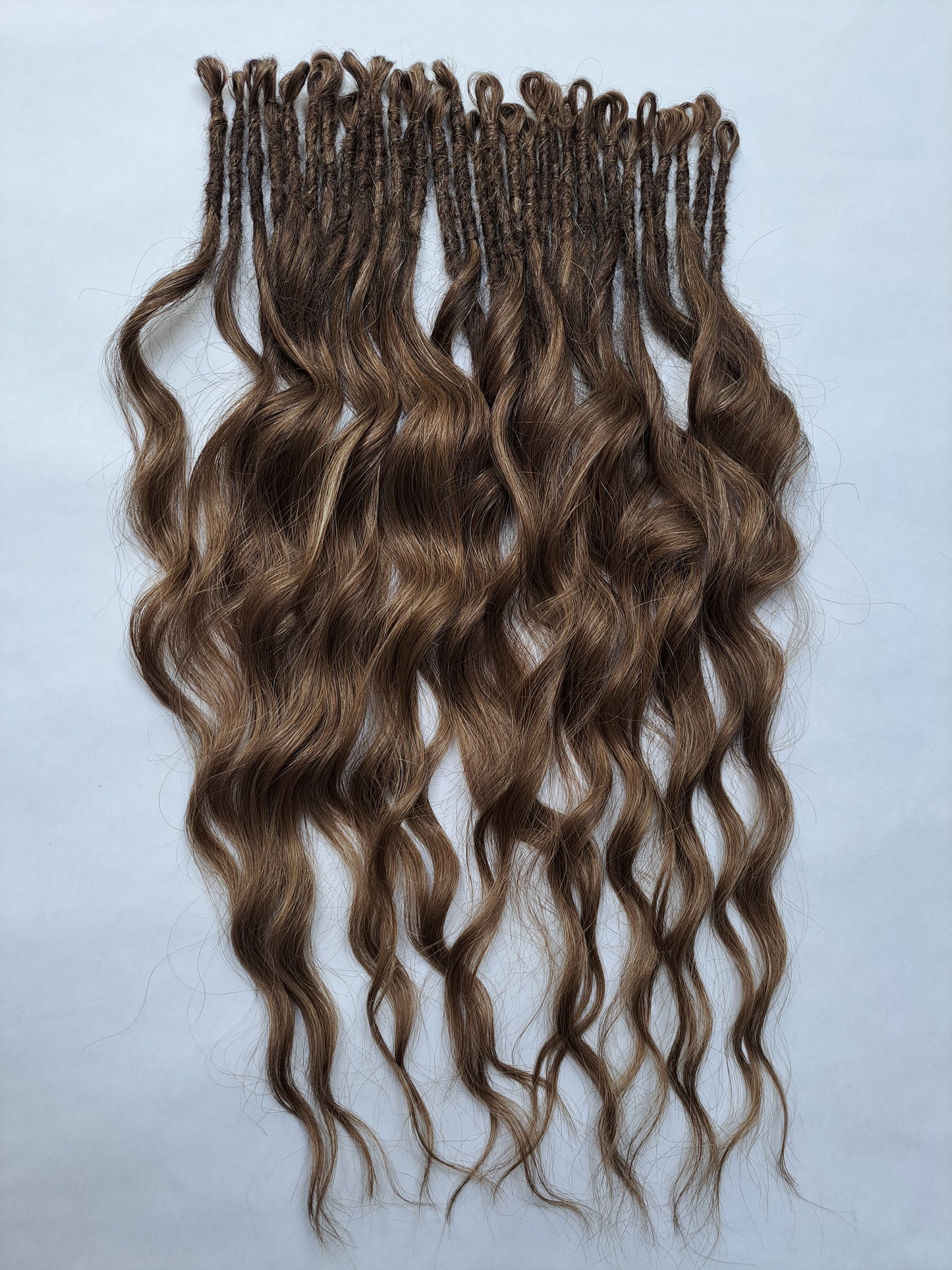 Body Wave Hybrid Locks - Curly Dreads / Wavy Locs / Brushable factory curls made to order in your colour choice!