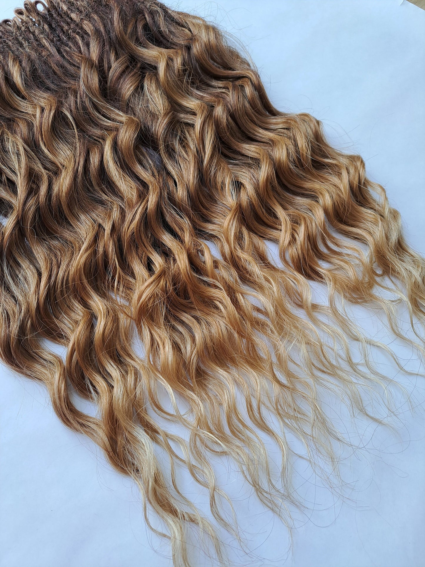 Body Wave Hybrid Locks - Curly Dreads / Wavy Locs / Brushable factory curls made to order in your colour choice!