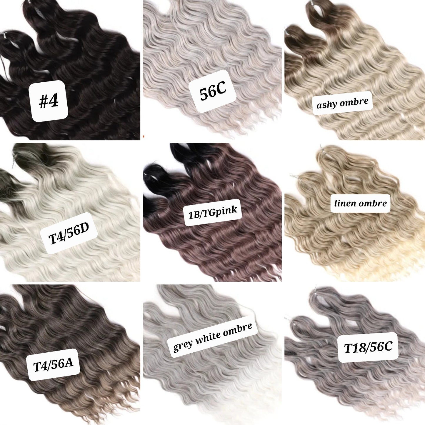 Body Wave Hybrid Locks - Curly Dreads / Wavy Locs / Brushable factory curls made to order in your colour choice!