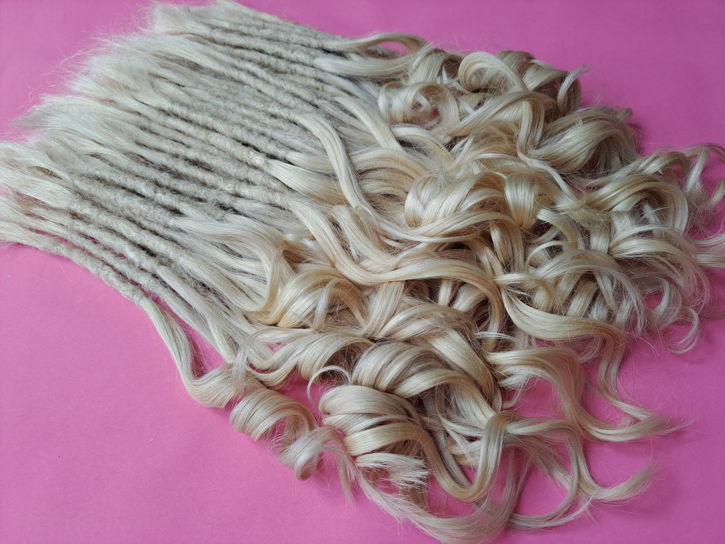 SHED RESISTANT 100% Human Hair Dread Loc Extensions w/ extra volume luxe thick full goddess ends - made to order dreadlock extensions