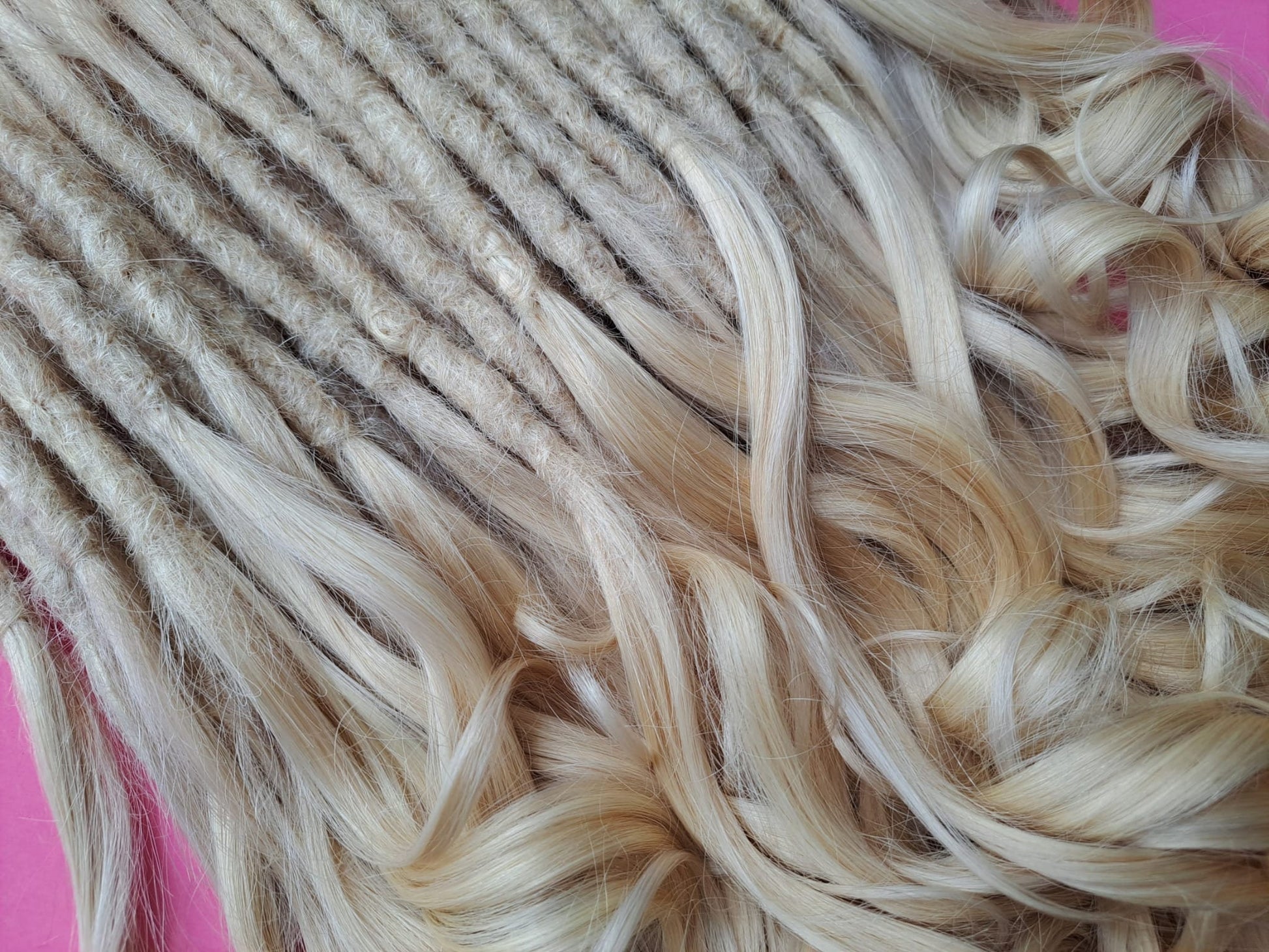 SHED RESISTANT 100% Human Hair Dread Loc Extensions w/ extra volume luxe thick full goddess ends - made to order dreadlock extensions