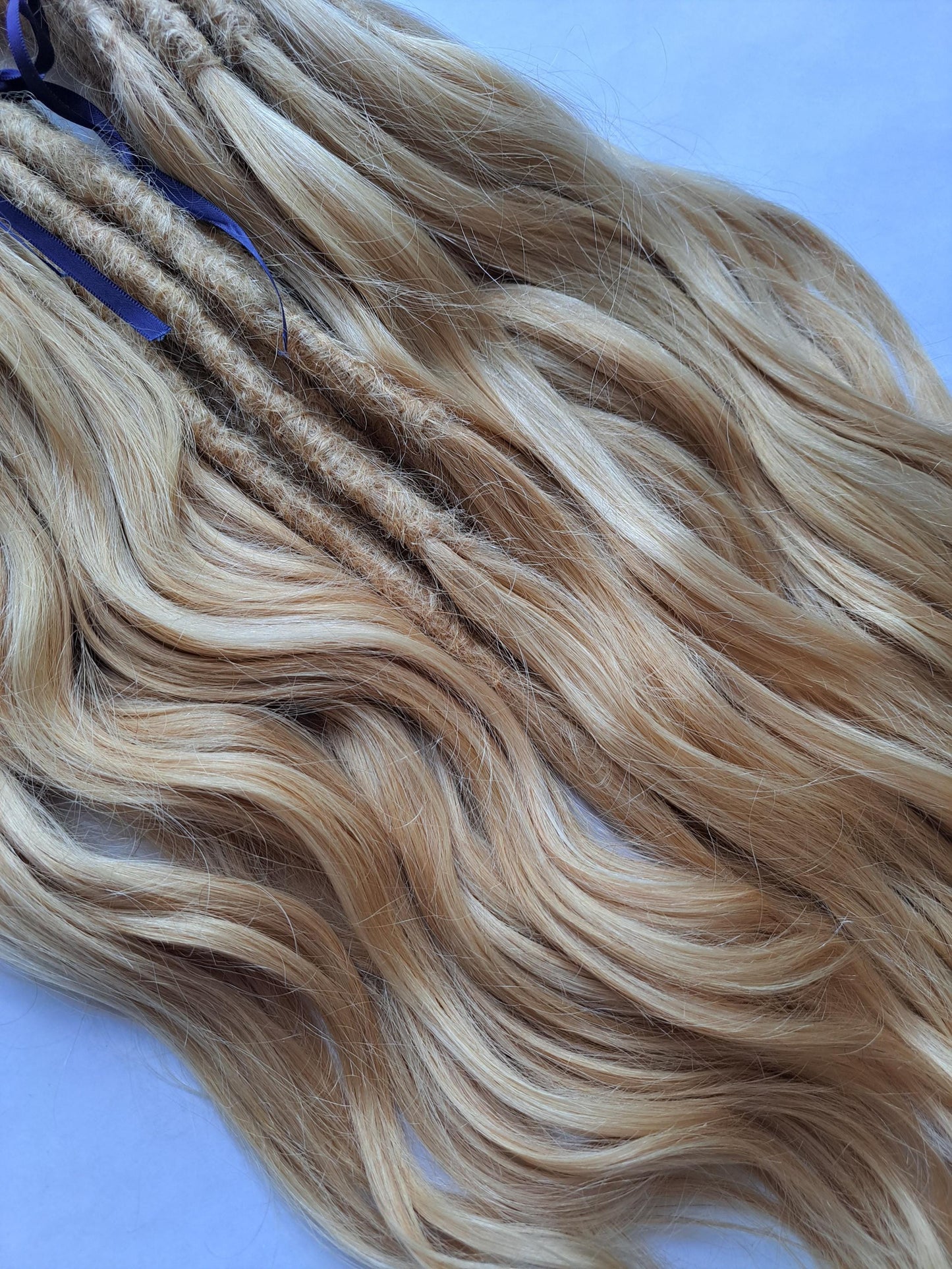 SHED RESISTANT 100% Human Hair Dread Loc Extensions w/ extra volume luxe thick full goddess ends - made to order dreadlock extensions