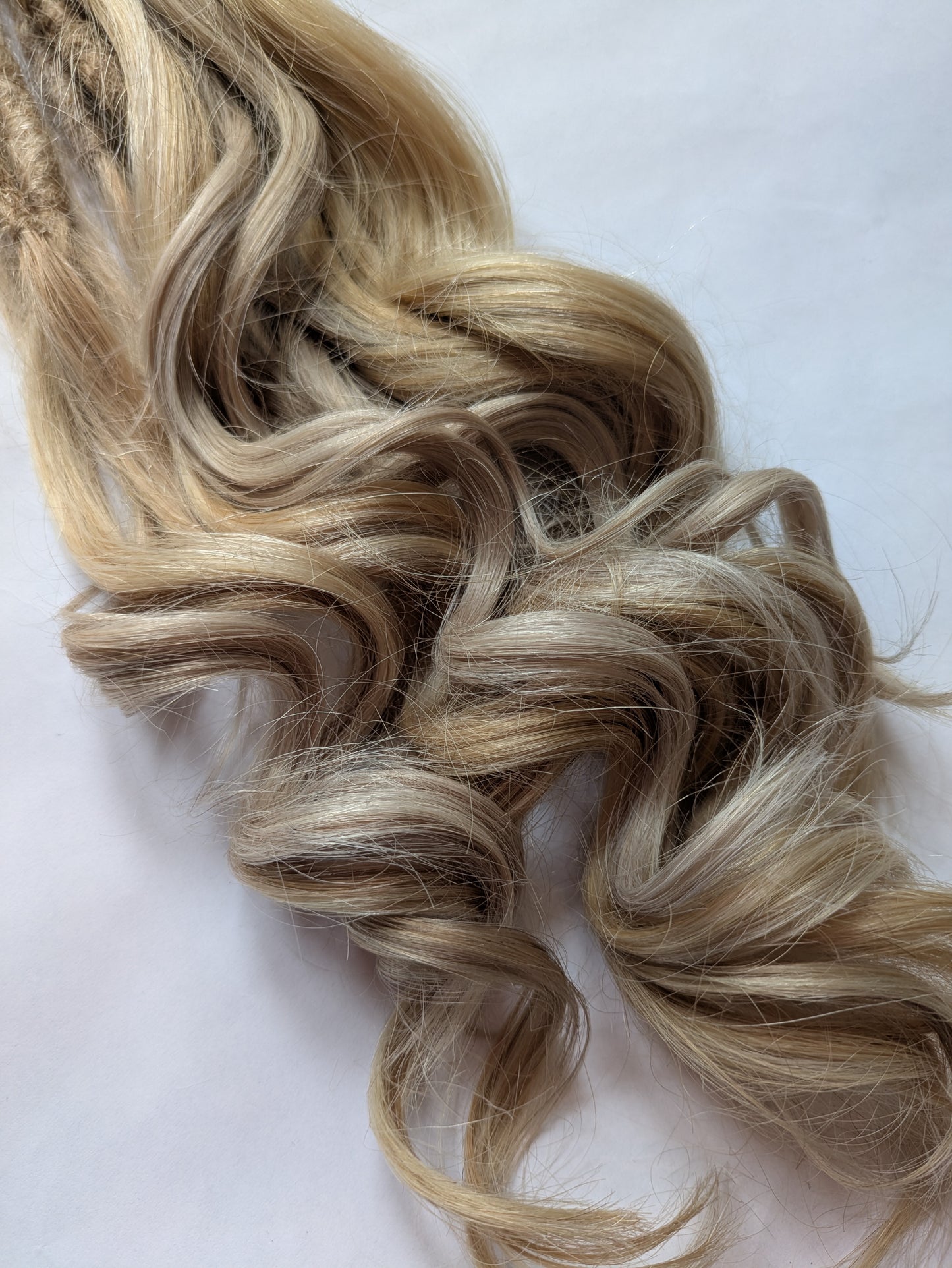 Ready to Ship! Mixed Blonde Human Hair Hybrid Locks