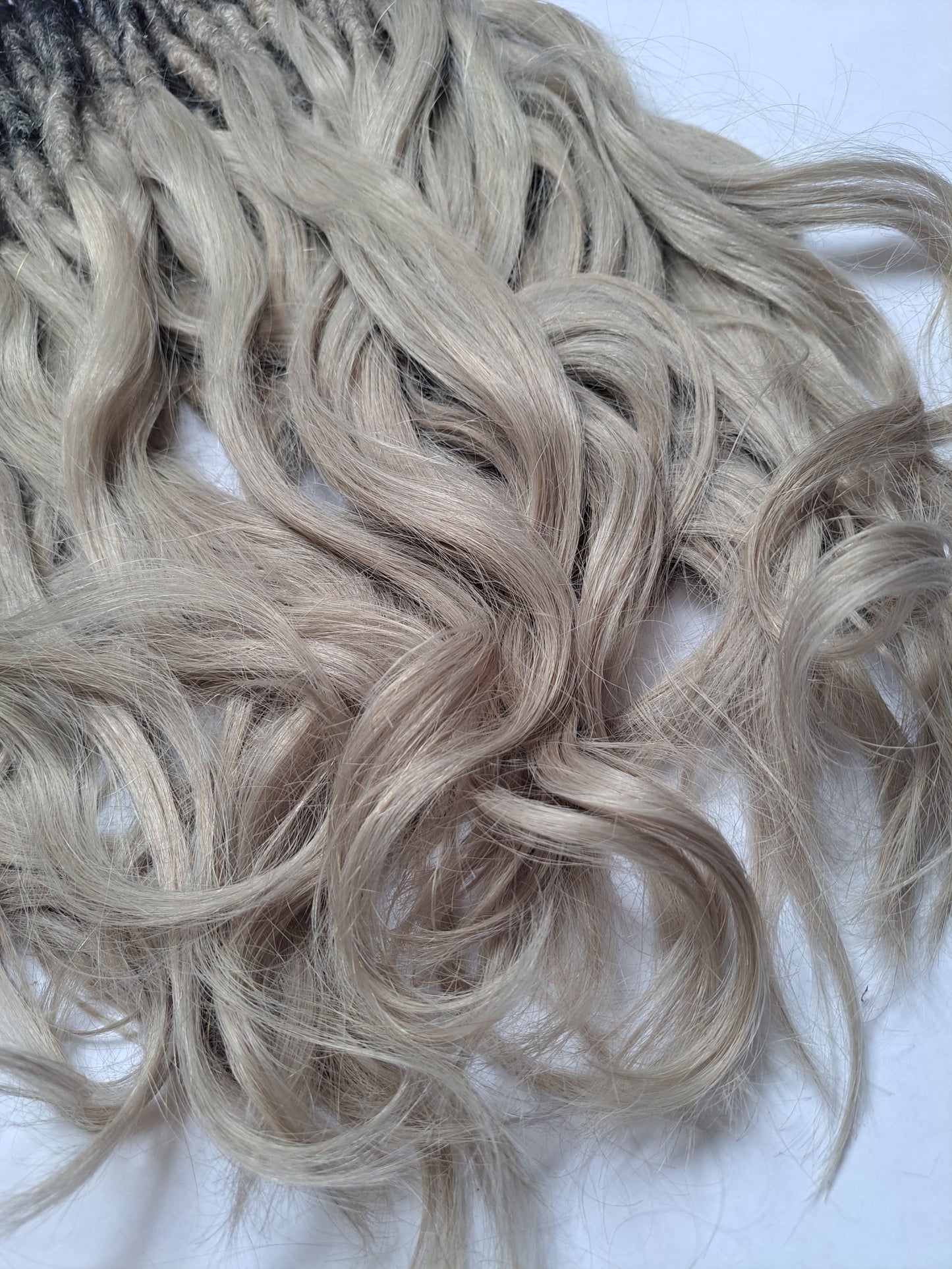 Ombre SHED RESISTANT 100% Human Hair Dread  Loc Extensions w/ extra volume luxe thick full goddess ends - made to order dreadlock extensions (Copy)