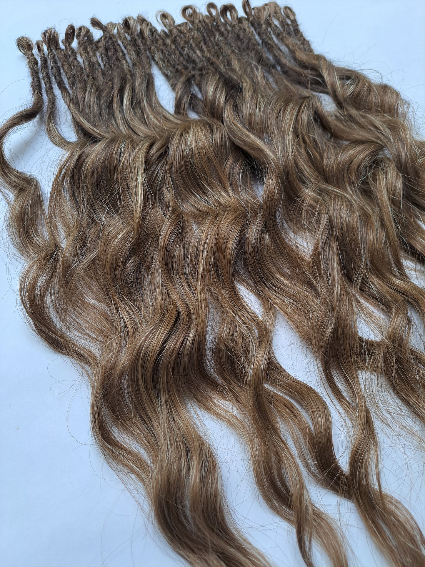 Body Wave Hybrid Locks - Curly Dreads / Wavy Locs / Brushable factory curls made to order in your colour choice!