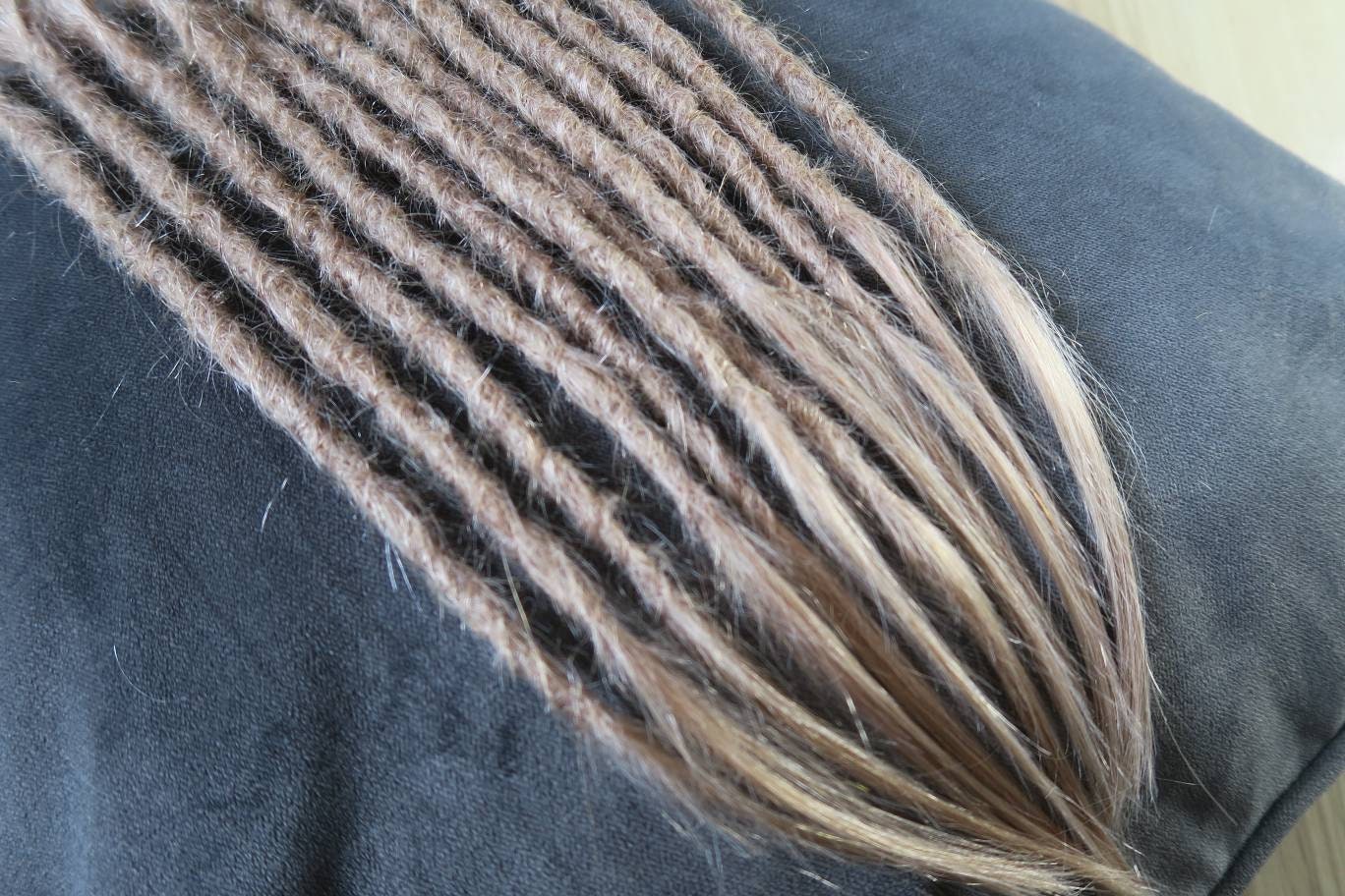 CUSTOM ORDERS Human Hair Dreadlock Extensions - Made to Order dreads in any length or colour -  Dread extenders, custom, handmade, crochet