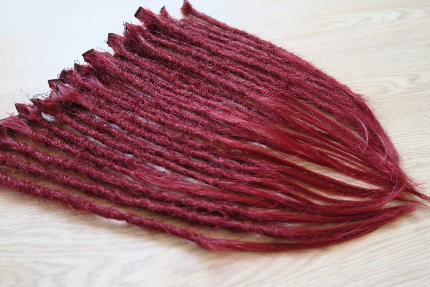 CUSTOM ORDERS Human Hair Dreadlock Extensions - Made to Order dreads in any length or colour -  Dread extenders, custom, handmade, crochet