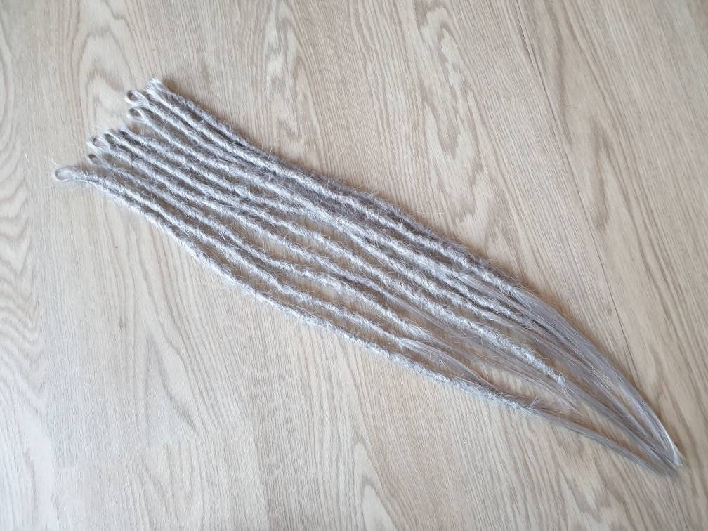 CUSTOM ORDERS Single Ended Hair Dreadlock Extensions with loops - Made to order in any colour