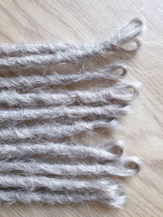 CUSTOM ORDERS Single Ended Hair Dreadlock Extensions with loops - Made to order in any colour