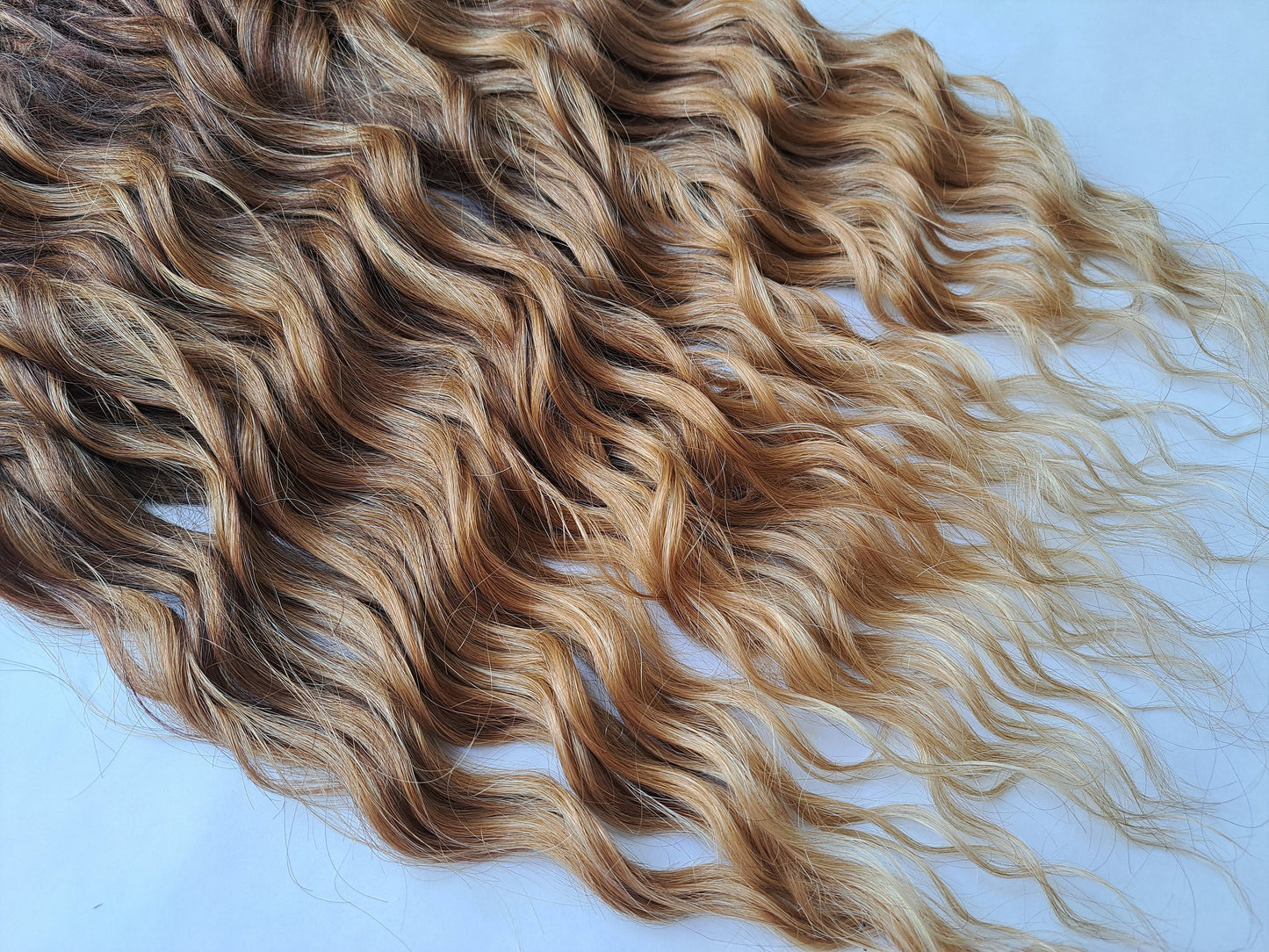 Body Wave Hybrid Locks - Curly Dreads / Wavy Locs / Brushable factory curls made to order in your colour choice!