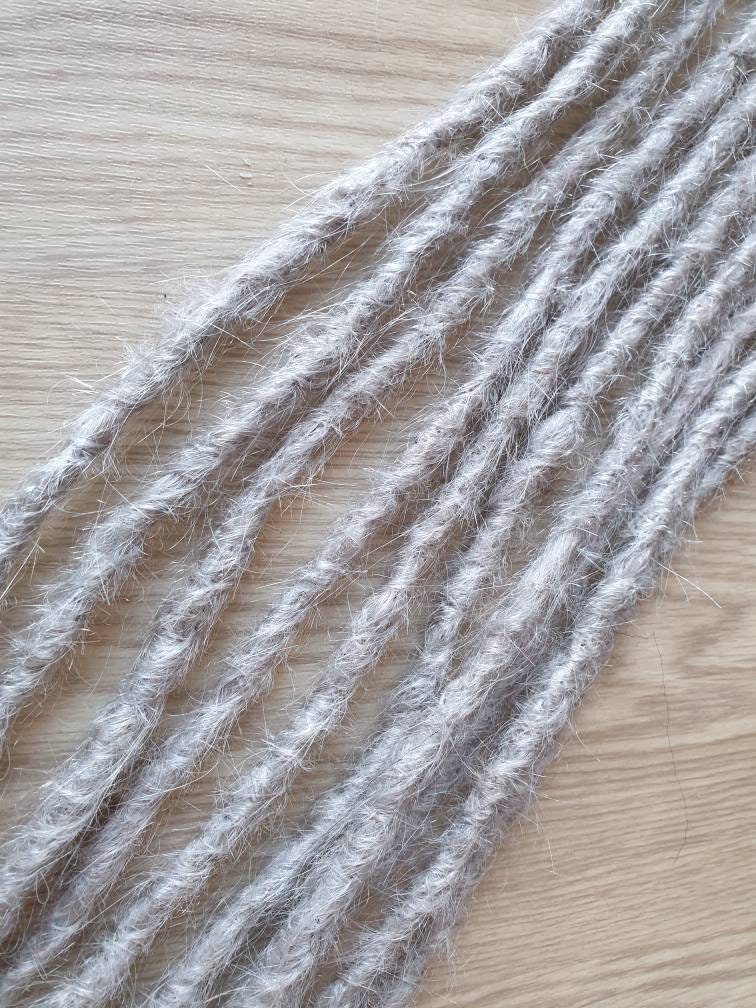 CUSTOM ORDERS Single Ended Hair Dreadlock Extensions with loops - Made to order in any colour